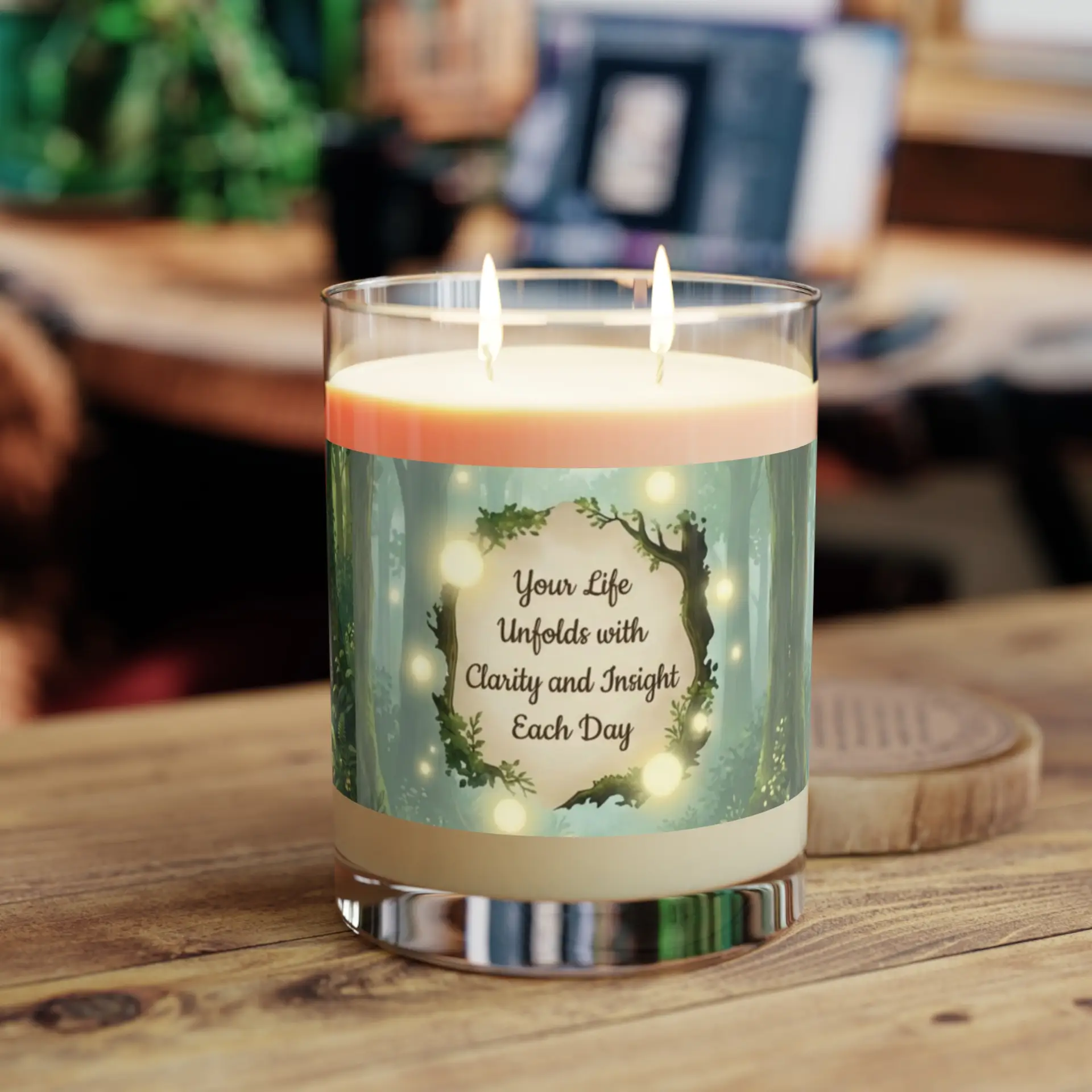 Spiritual Scented Candle | Multiple Scents, 11 oz | Life Gives Clarity and Insight - Image 7
