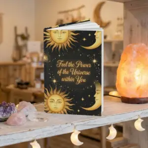 Feel the Powerful Universe Hardcover Journal, Matte Finish, Lined Pages