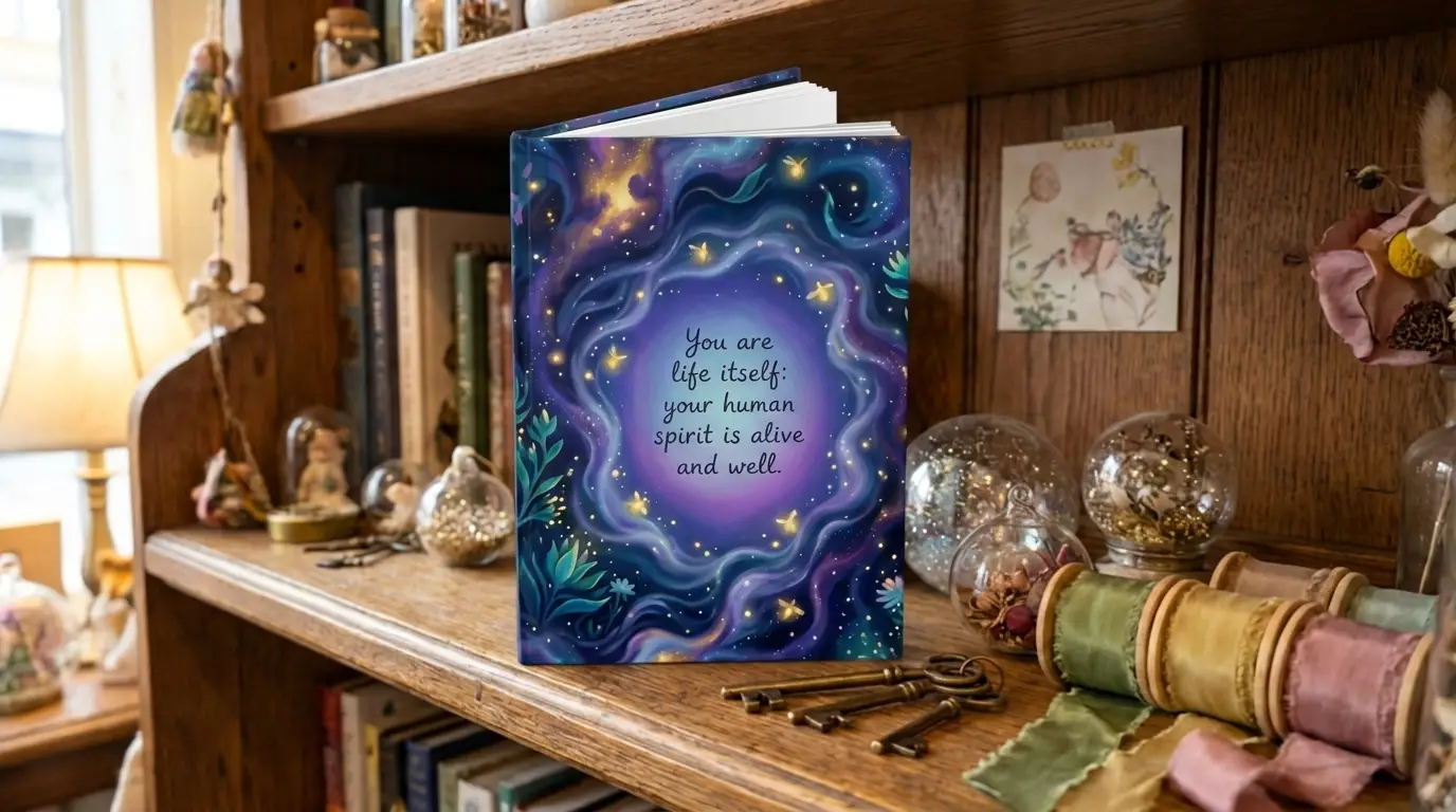 You are Life Itself | Spiritual Hardcover Journal | Lined Pages - Image 5