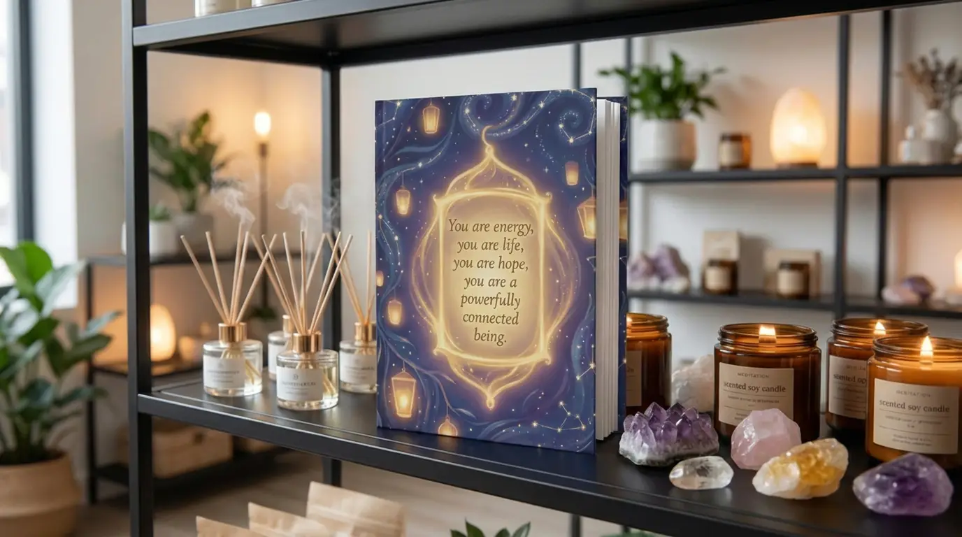 You are Energy and Life | Spiritual Hardcover Journal | Lined Pages