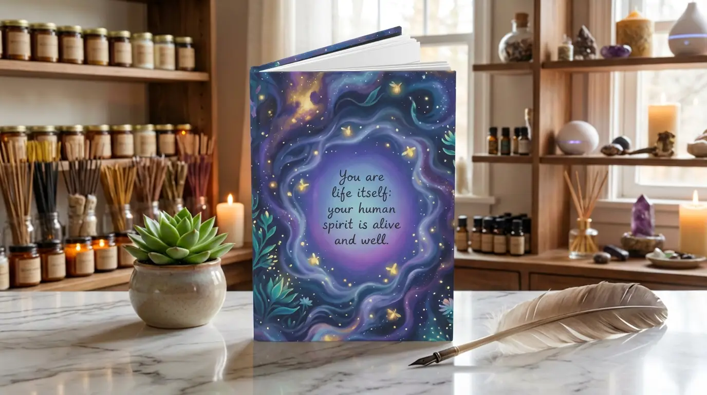 You are Life Itself | Spiritual Hardcover Journal | Lined Pages