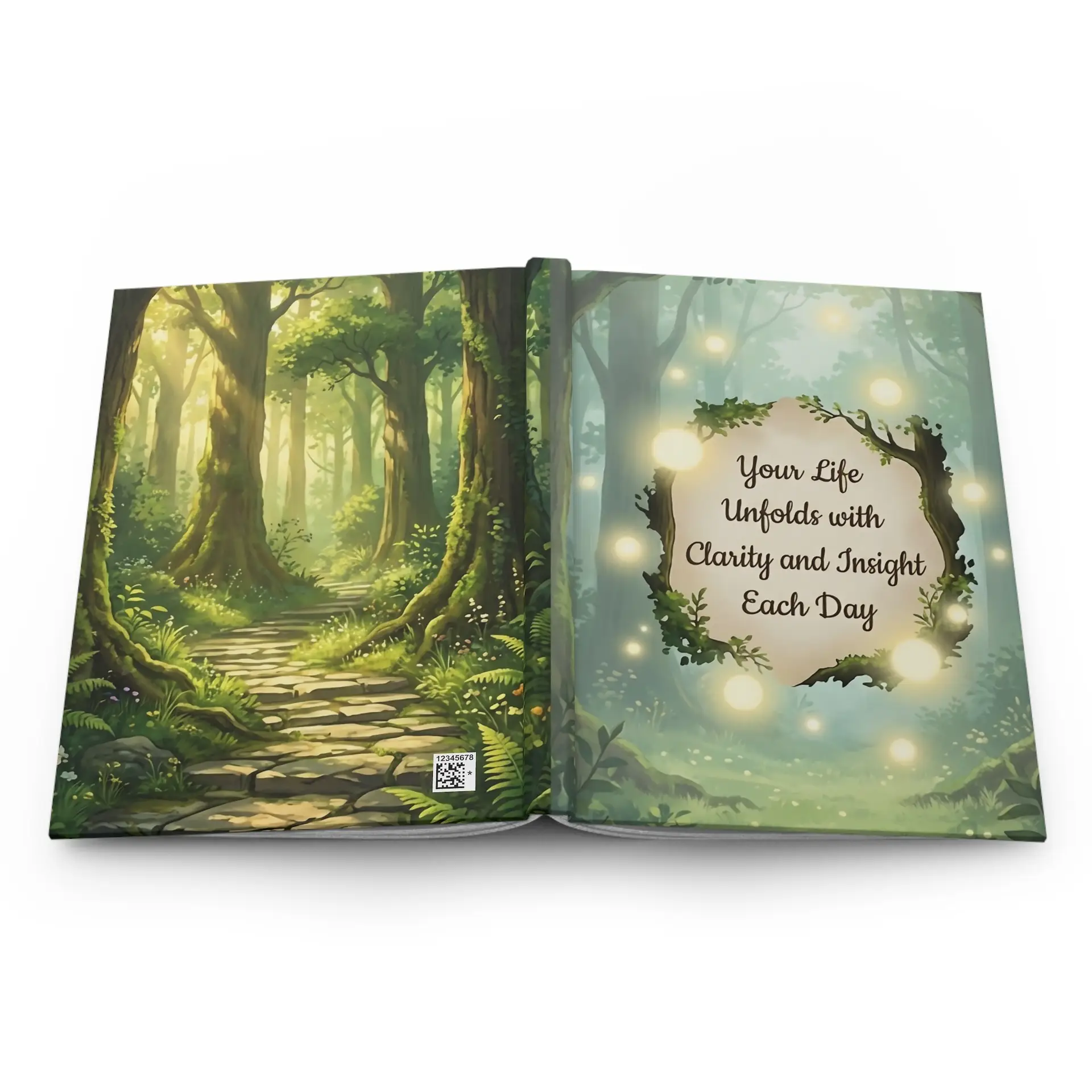 Spiritual Hardcover Journal | Lined Pages | Life Gives Clarity and Insight - Image 4