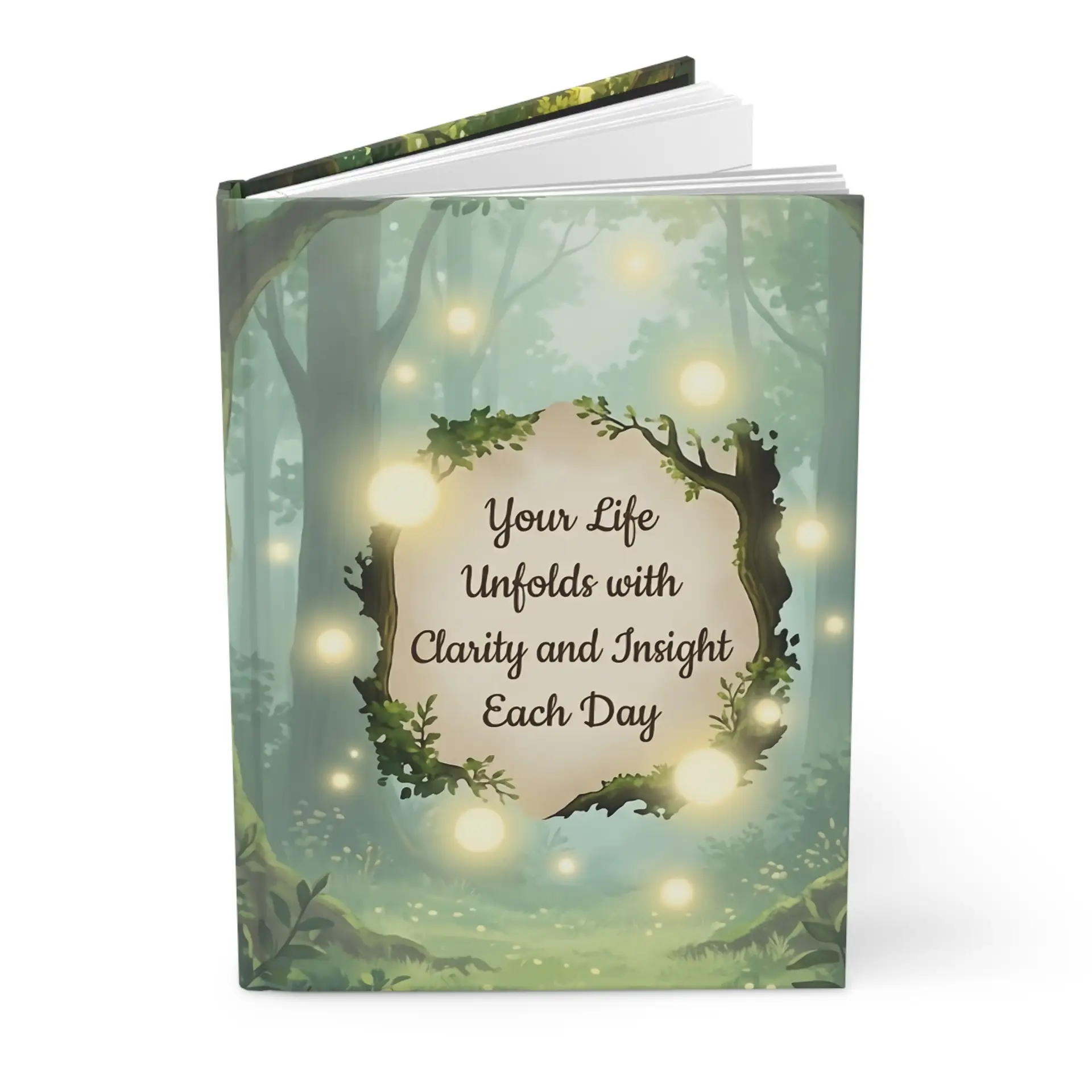 Spiritual Hardcover Journal | Lined Pages | Life Gives Clarity and Insight - Image 6