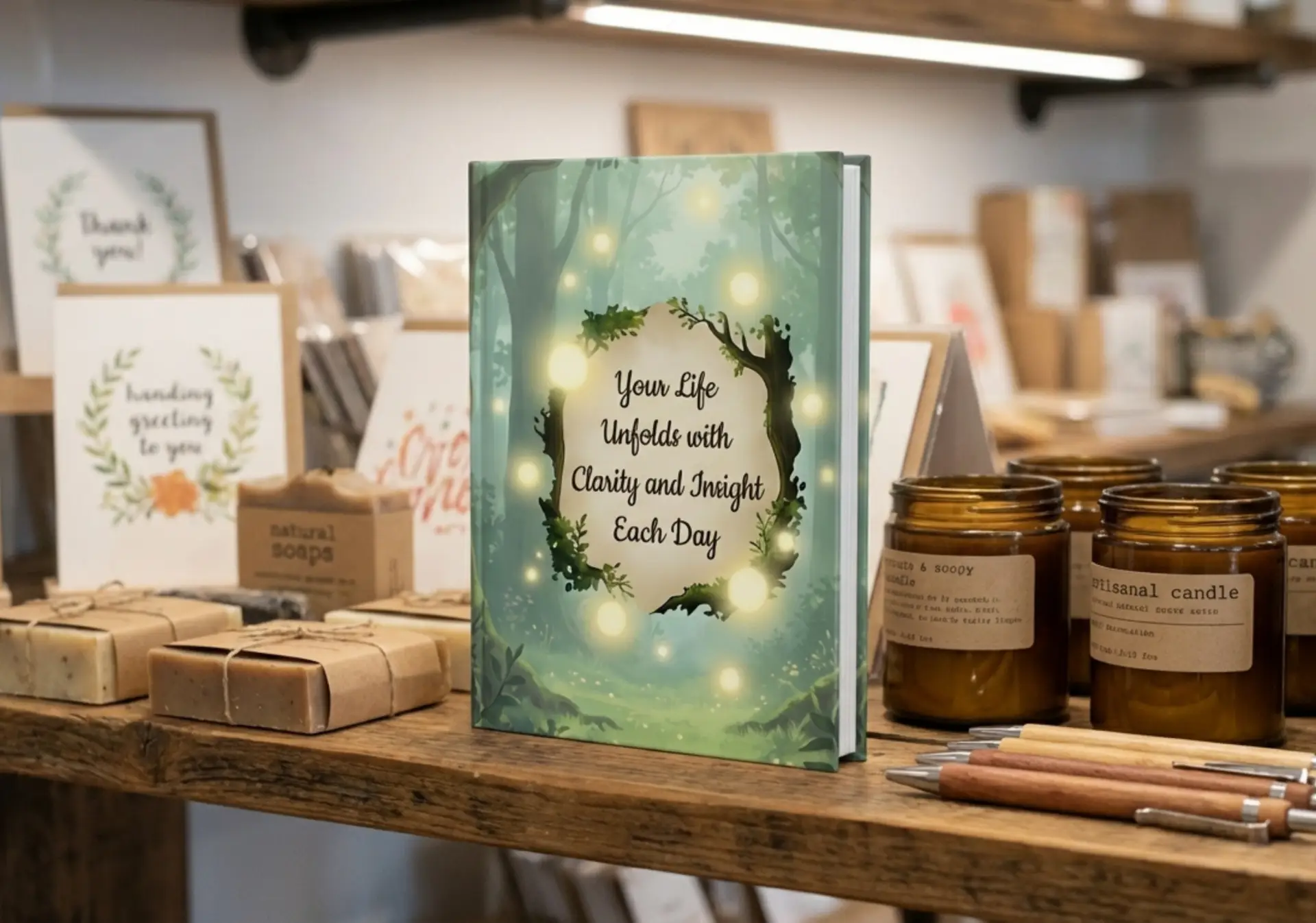 Spiritual Hardcover Journal | Lined Pages | Life Gives Clarity and Insight