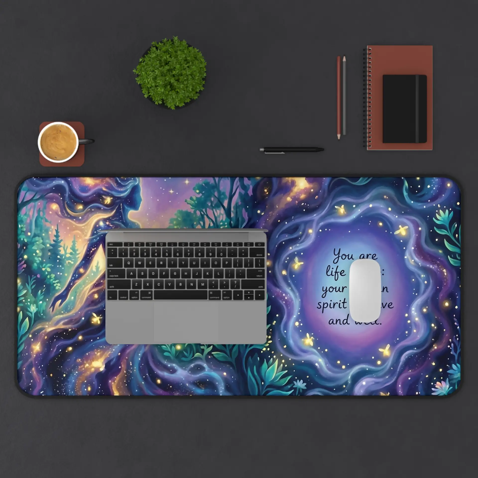 You are Life Itself | Spiritual Desk Mat | Multiple Sizes - Image 2