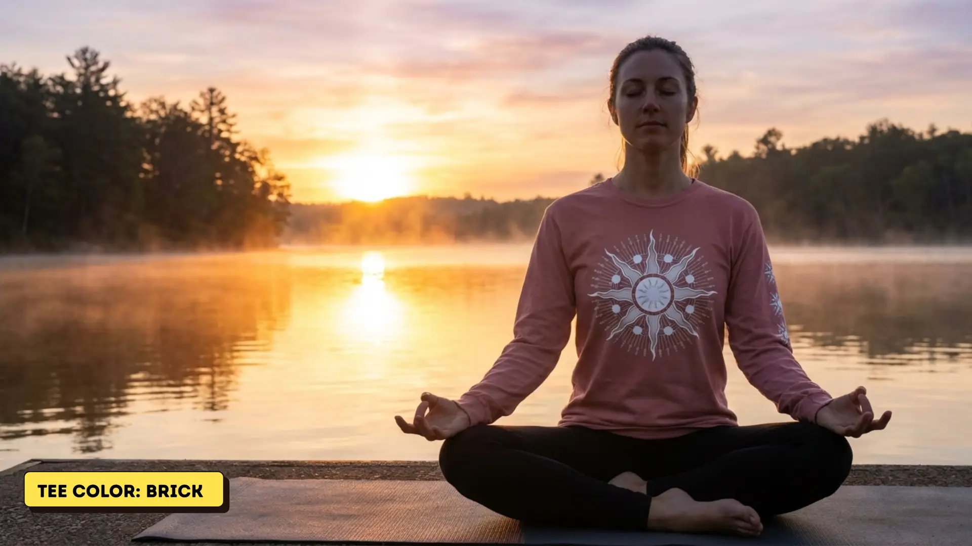 Sacred Geometry Unisex Long Sleeve Tee | Multiple Colors, Sizes | I'm on a Journey to Wisdom - Image 4