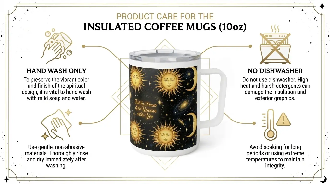 A Draw Strength from Within | Spiritual Insulated Coffee Mug | Stainless-Steel 10 oz - Image 2