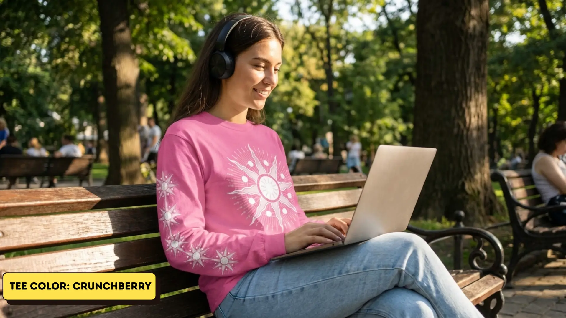 Sacred Geometry Unisex Long Sleeve Tee | Multiple Colors, Sizes | I'm on a Journey to Wisdom - Image 6