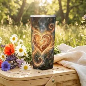 A Draw Strength from Within | Spiritual Stainless Steel Tumbler 20 oz