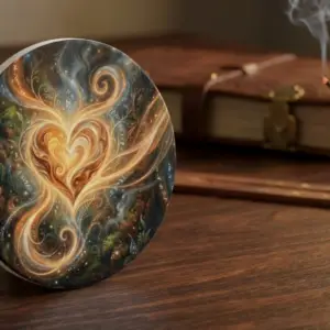A Draw Strength from Within | Spiritual Ceramic Coasters | Multiple Designs