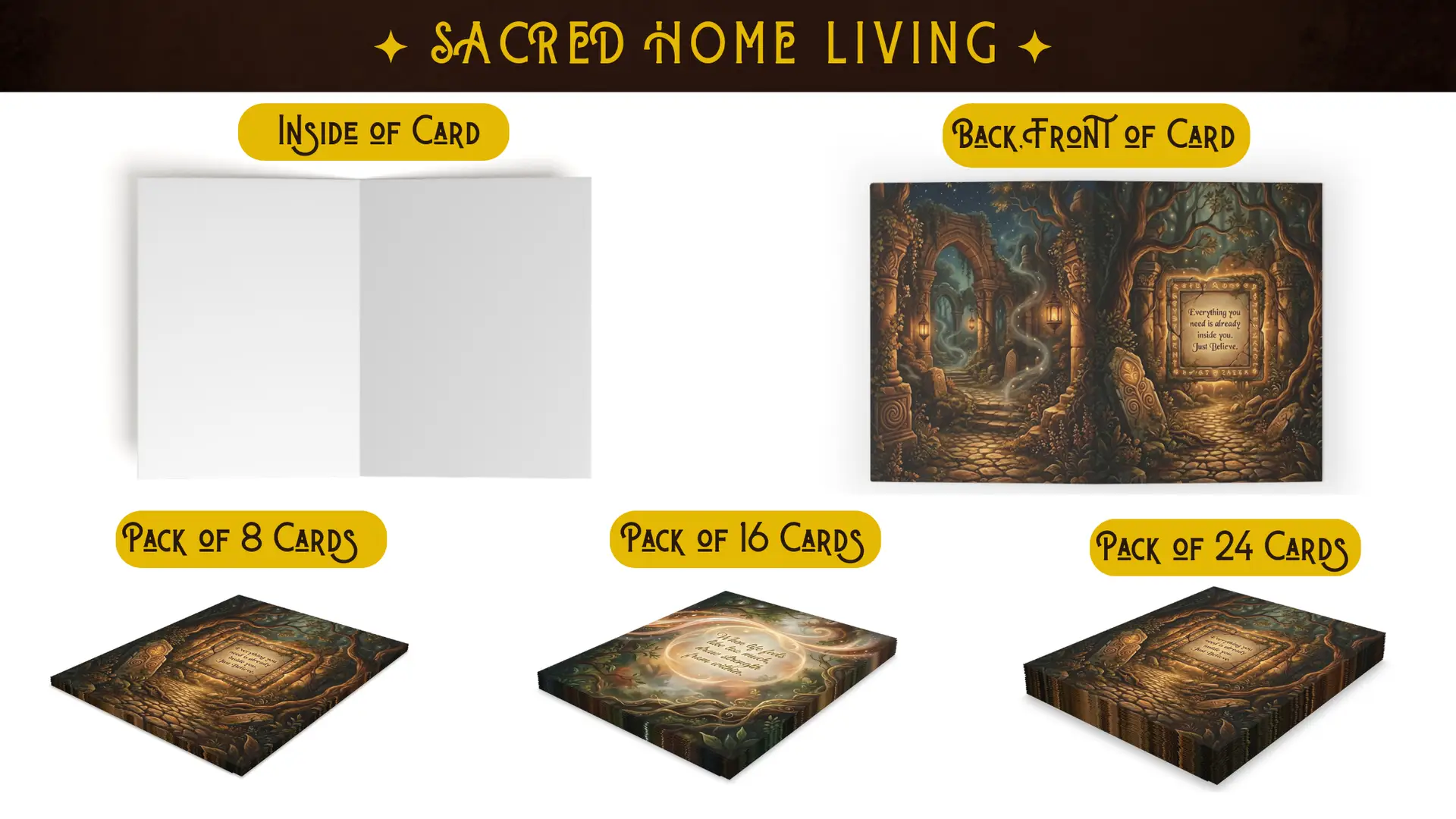 Everything You Need | Spiritual Greeting Cards | Multiple Quantities - Image 6