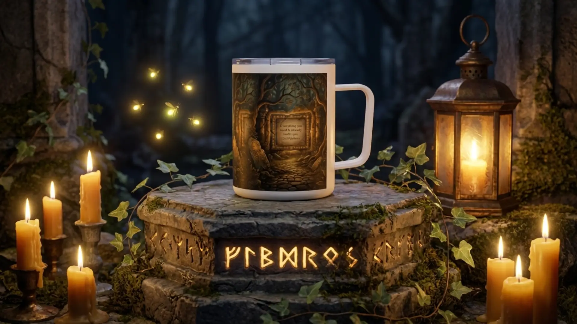 Everything You Need | Spiritual Insulated Coffee Mug | Stainless-Steel 10 oz