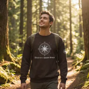 Spiritual Unisex Crewneck Sweatshirt | Multiple Colors, Sizes | Fueled by a Higher Power