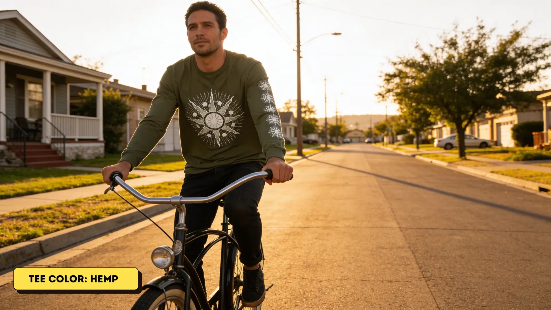 Sacred Geometry Unisex Long Sleeve Tee | Multiple Colors, Sizes | I'm on a Journey to Wisdom - Image 9