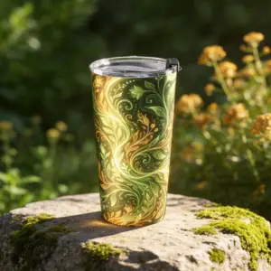 Feel Love Flowing Stainless Steel Tumbler, 20 oz