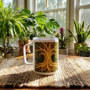 Love Is in Your Being Insulated Coffee Mug, Stainless Steel, 10 oz