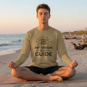 Spiritual Unisex Long Sleeve Tee | Multiple Colors, Sizes | My Vision is My Guide