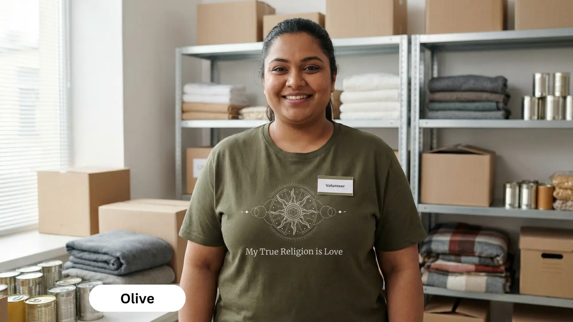 Spiritual Unisex Short Sleeve Tee | Multiple Colors, Sizes | My True Religion is Love - Image 16