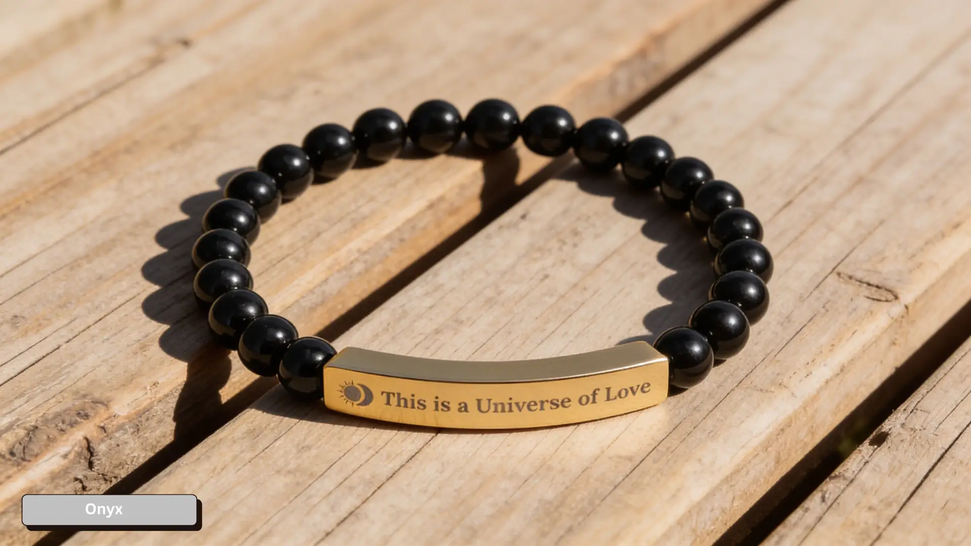 Beaded Bracelet | Spiritual Natural Stone Stretch Bracelet | Universe of Love - Image 7
