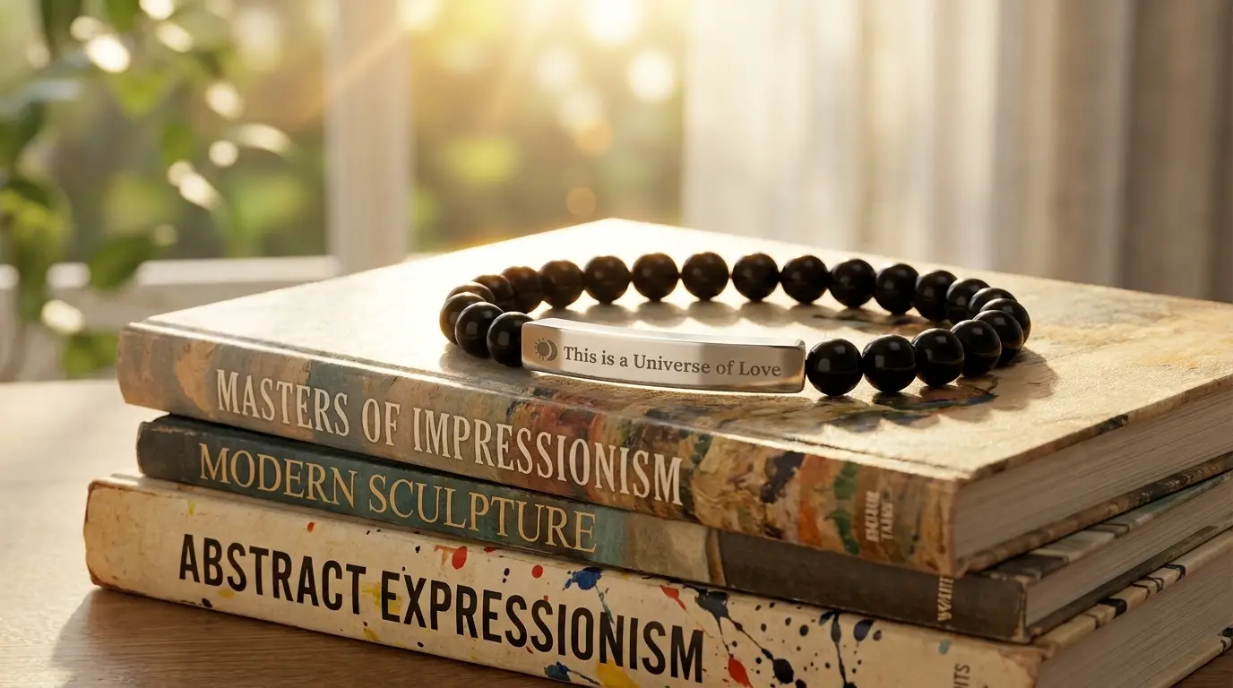 Beaded Bracelet | Spiritual Natural Stone Stretch Bracelet | Universe of Love - Image 16