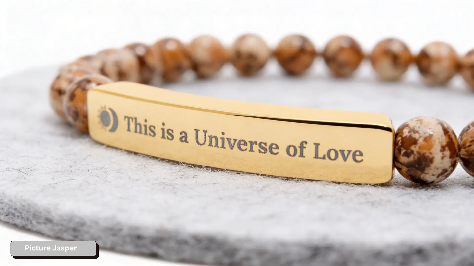 Beaded Bracelet | Spiritual Natural Stone Stretch Bracelet | Universe of Love