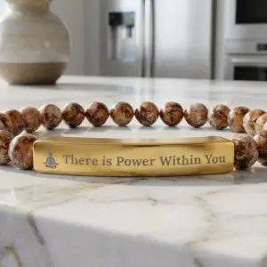 Power Within You Natural Stone Beaded Bracelet