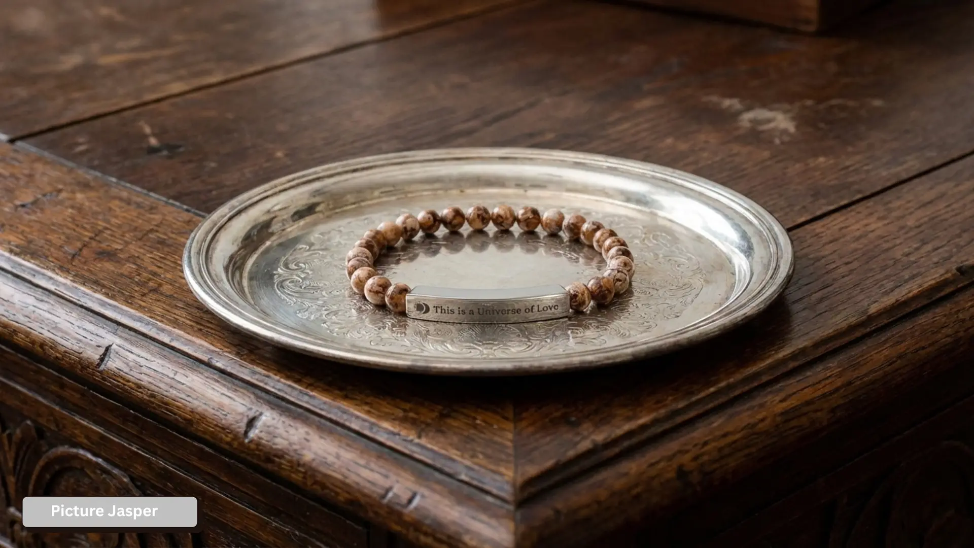 Beaded Bracelet | Spiritual Natural Stone Stretch Bracelet | Universe of Love - Image 14