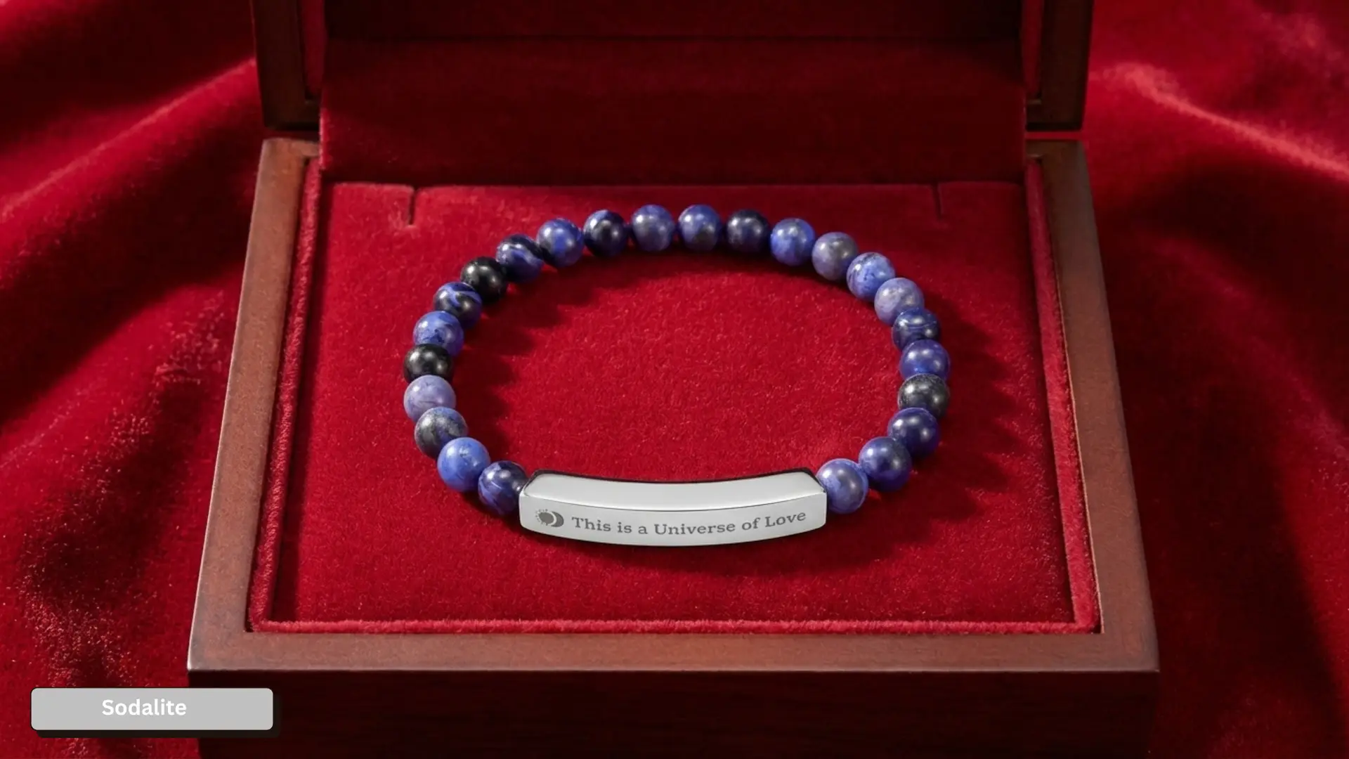 Beaded Bracelet | Spiritual Natural Stone Stretch Bracelet | Universe of Love - Image 11