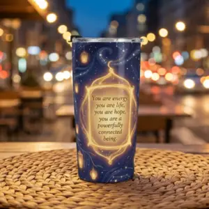 You are Energy and Life | Spiritual Stainless Steel Tumbler 20 oz