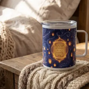 You are Energy and Life | Spiritual Insulated Coffee Mug | Stainless-Steel 10 oz