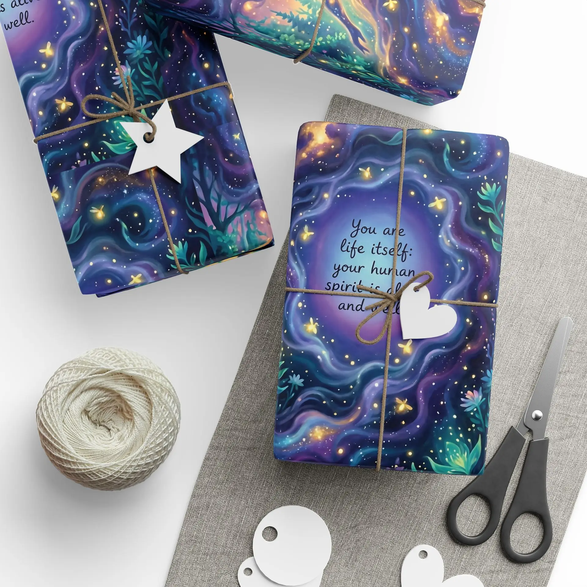 You are Life Itself | Spiritual Wrapping Paper | Multiple Sizes - Image 3