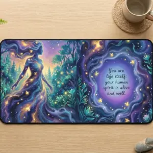 You are Life Itself | Spiritual Desk Mat | Multiple Sizes