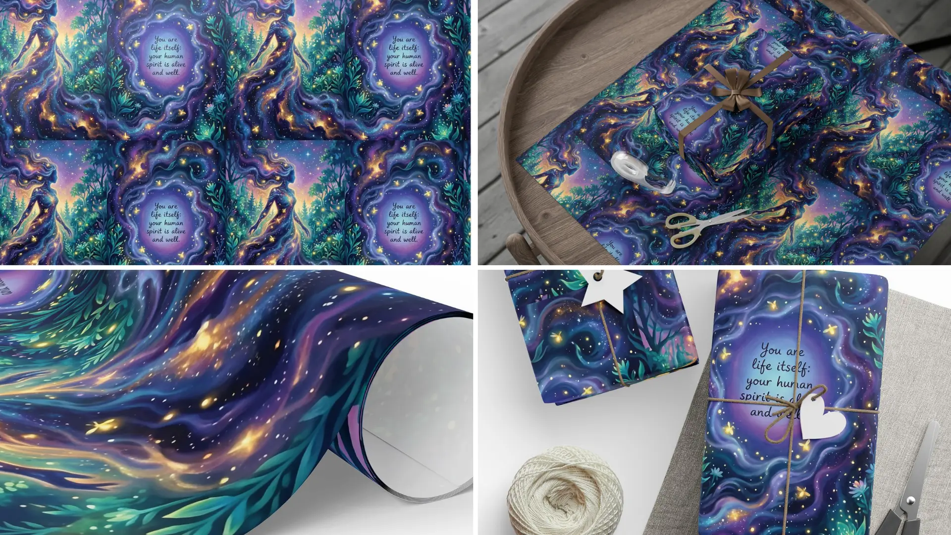You are Life Itself | Spiritual Wrapping Paper | Multiple Sizes - Image 9