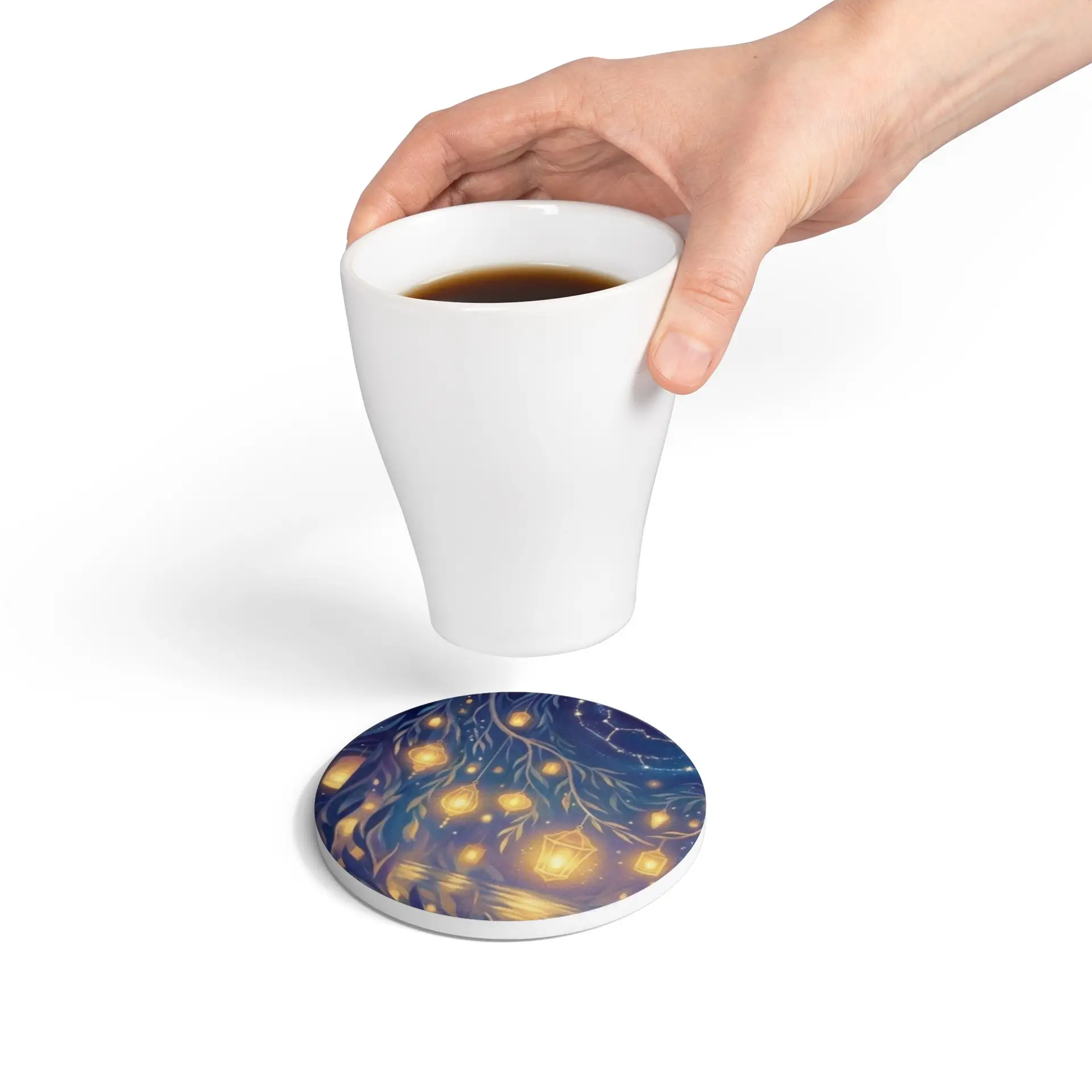 You are Energy and Life | Spiritual Ceramic Coasters | Multiple Designs - Image 4