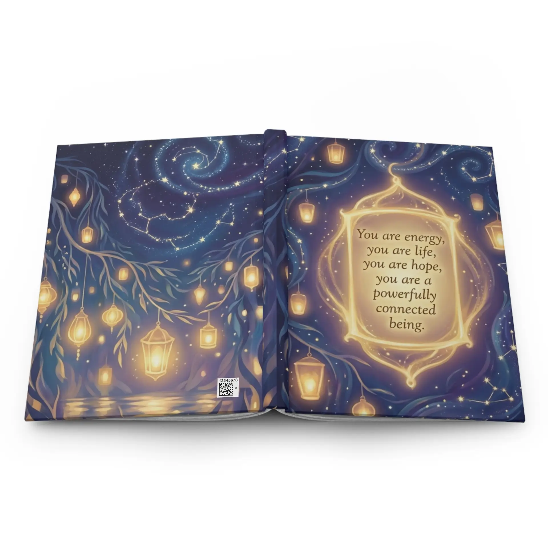 You are Energy and Life | Spiritual Hardcover Journal | Lined Pages - Image 2