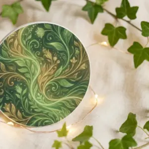 Feel Love Flowing Ceramic Coaster
