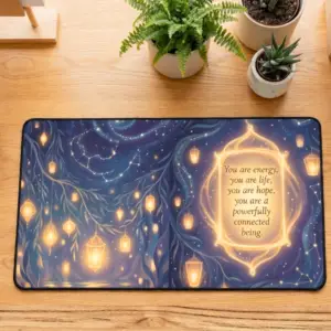 You are Energy and Life | Spiritual Desk Mat | Multiple Sizes