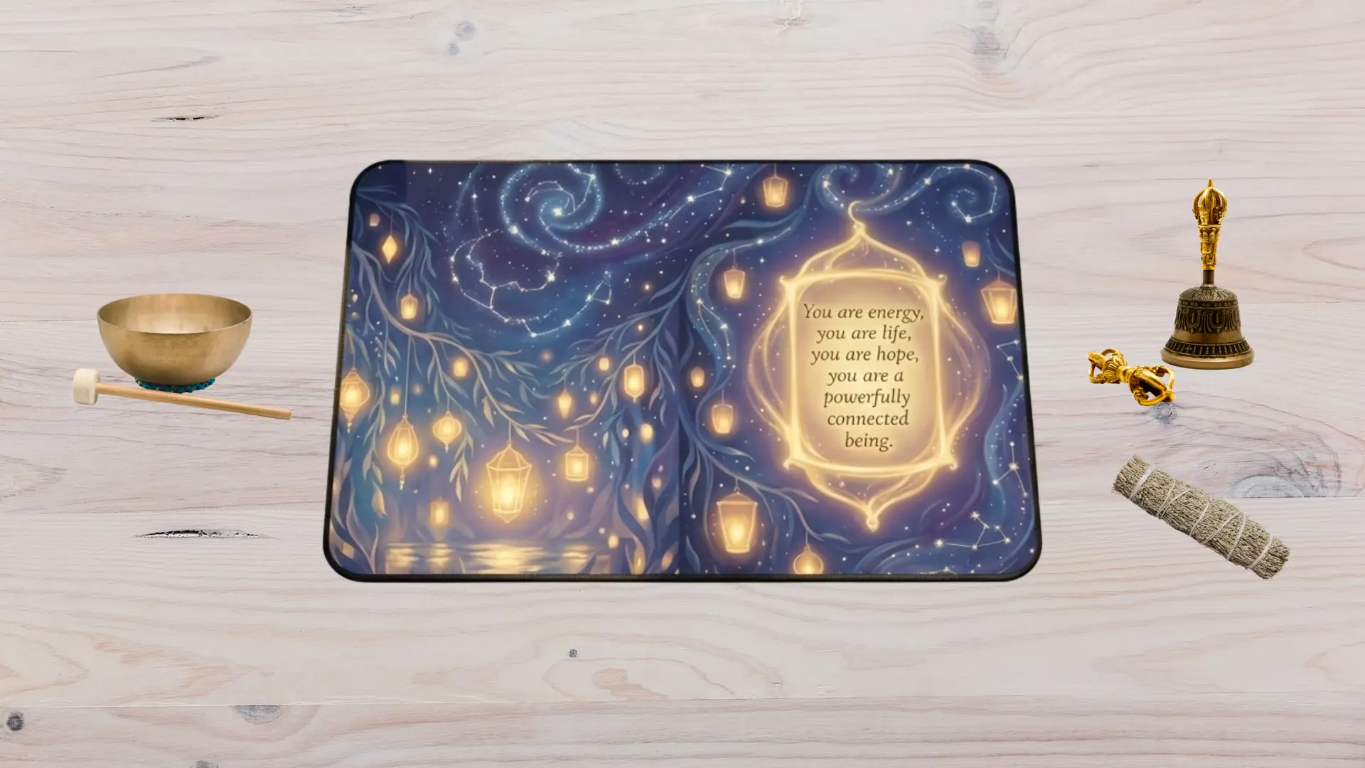 You are Energy and Life | Spiritual Desk Mat | Multiple Sizes - Image 5