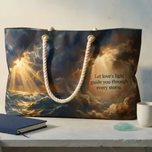 Love's Guiding Light Getaway Weekender Bag, Oversized Rope Handles