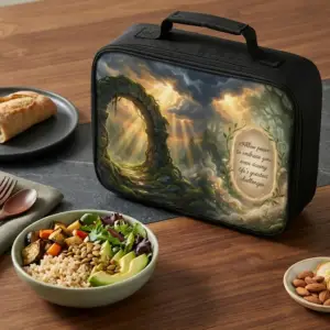 You Can Allow Peace Insulated Food Carrier, Removable Lid, Top Handle