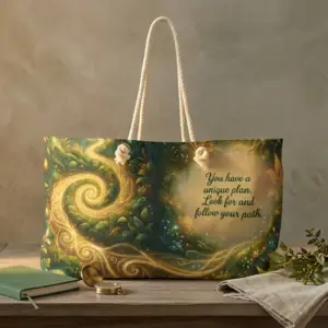 You Have a Unique Plan Getaway Weekender Bag, Oversized Rope Handles